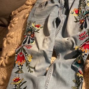 Sandpiper Embroidered Jeans